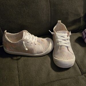 Roxy Kids Sneakers in Pink and White